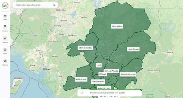 GeoPortail du Centre Cameroun 🌍
